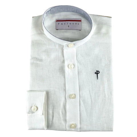 paciotti - CAMICIA IN LINO M/L